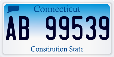 CT license plate AB99539