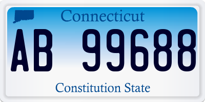 CT license plate AB99688