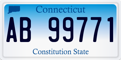 CT license plate AB99771