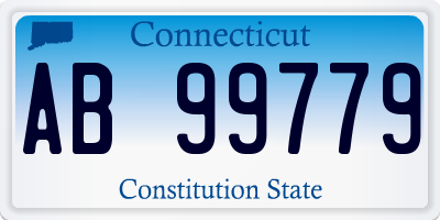 CT license plate AB99779