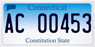 CT license plate AC00453