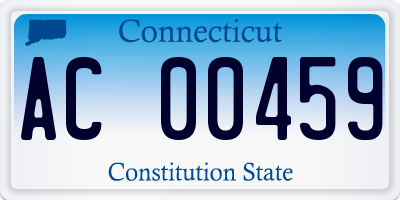 CT license plate AC00459