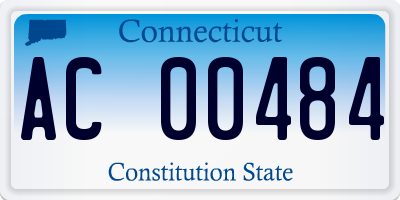 CT license plate AC00484