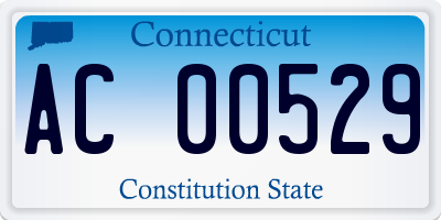 CT license plate AC00529