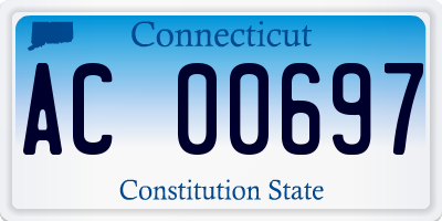 CT license plate AC00697