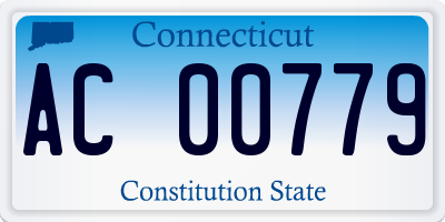 CT license plate AC00779