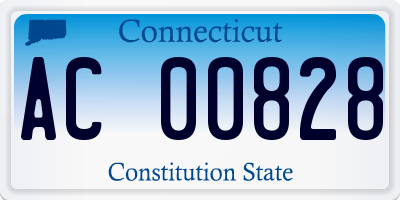 CT license plate AC00828