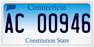 CT license plate AC00946