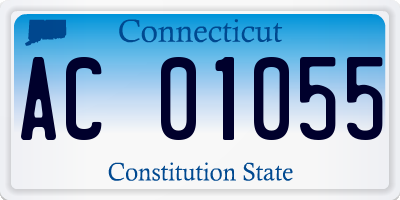 CT license plate AC01055