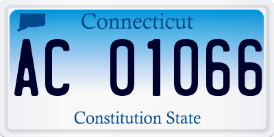 CT license plate AC01066