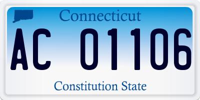 CT license plate AC01106