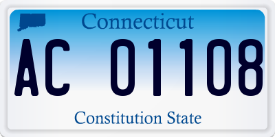 CT license plate AC01108