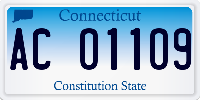 CT license plate AC01109