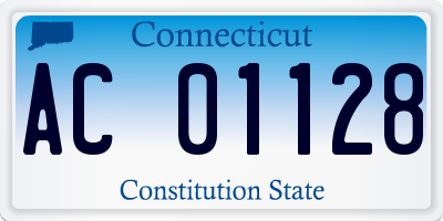 CT license plate AC01128