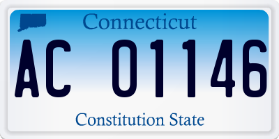 CT license plate AC01146