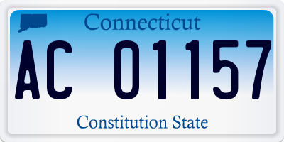 CT license plate AC01157