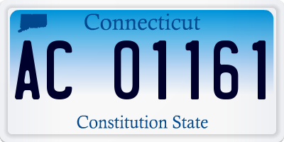 CT license plate AC01161