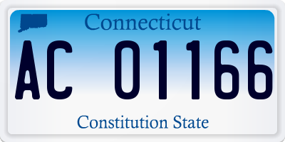 CT license plate AC01166