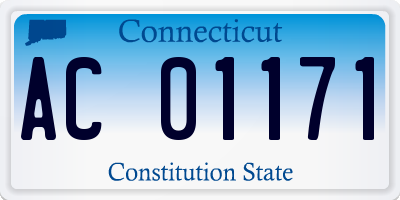 CT license plate AC01171
