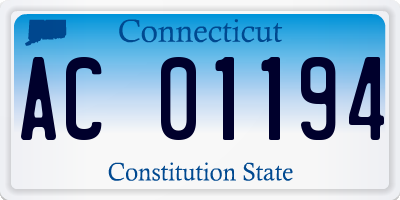 CT license plate AC01194