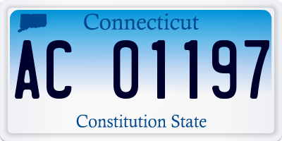 CT license plate AC01197