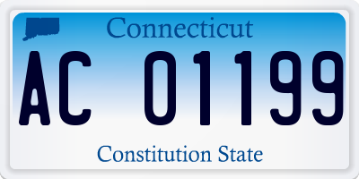 CT license plate AC01199