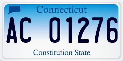 CT license plate AC01276