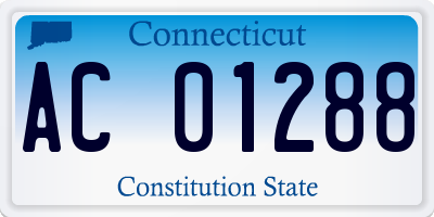CT license plate AC01288