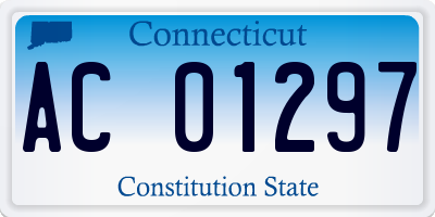 CT license plate AC01297