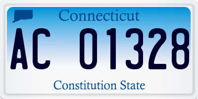 CT license plate AC01328