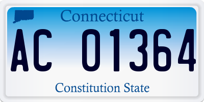 CT license plate AC01364