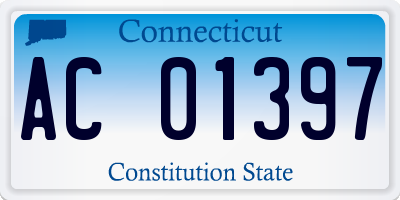 CT license plate AC01397
