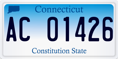 CT license plate AC01426