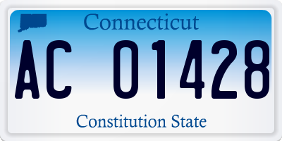 CT license plate AC01428