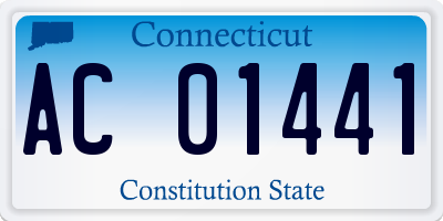 CT license plate AC01441
