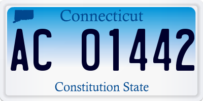 CT license plate AC01442