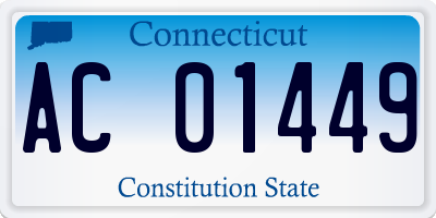 CT license plate AC01449