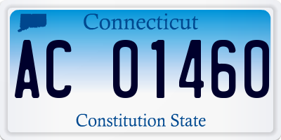 CT license plate AC01460