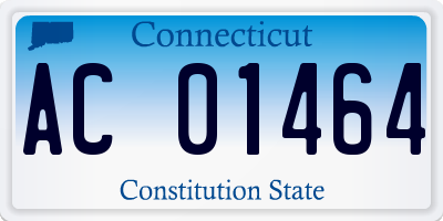 CT license plate AC01464
