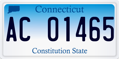 CT license plate AC01465