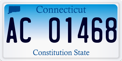 CT license plate AC01468