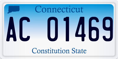 CT license plate AC01469