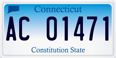 CT license plate AC01471