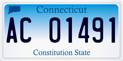 CT license plate AC01491