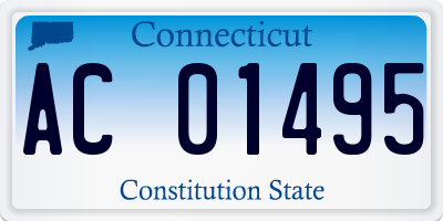 CT license plate AC01495