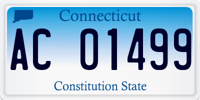 CT license plate AC01499