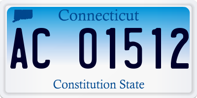 CT license plate AC01512