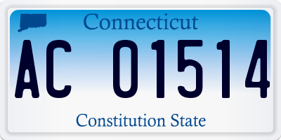 CT license plate AC01514