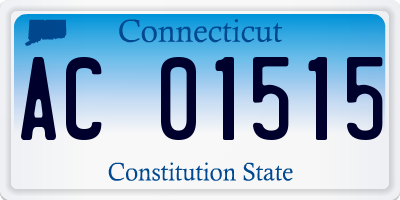 CT license plate AC01515
