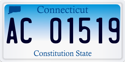 CT license plate AC01519